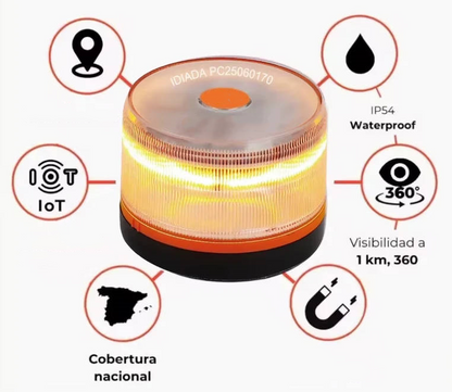 ⭐Black Friday Oferta⭐Luz de Emergencia V16 DGT 3.0 – Aprobada 2026, Magnética IP54 – Cumple con la Normativa 2026